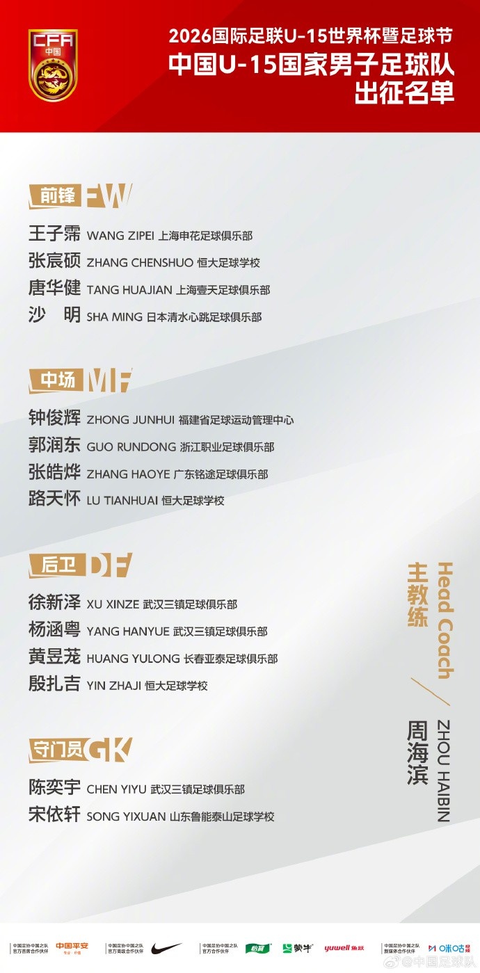 球探博主谈中国U15队:我比较关注沙明,他4月对阵意大利时双响 球探博主谈中国U15队:我比较关注沙明,他4月对阵意大利时双响